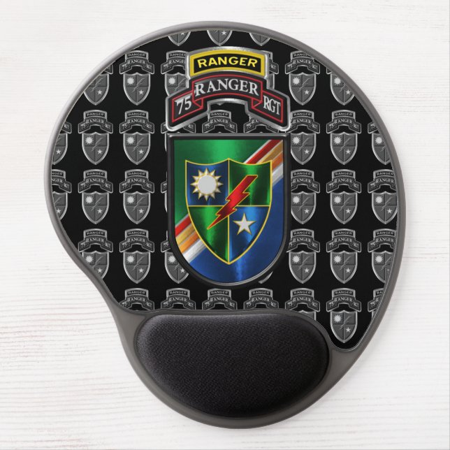 75th Ranger Regiment “Rangers Lead The Way”   Gel Mouse Pad (Front)