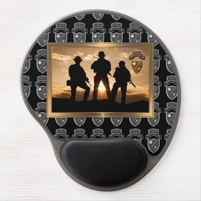 75th Ranger Regiment “Rangers Lead The Way”    Gel Mouse Pad (Front)