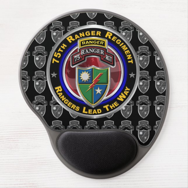 75th Ranger Regiment “Rangers Lead The Way” Gel Mouse Pad (Front)