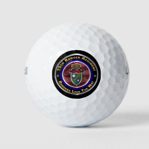 75th Ranger Regiment Rangers Lead The Way Golf Balls