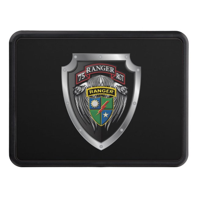 75th Ranger Regiment “Rangers Lead The Way” Hitch  Hitch Cover (Front)