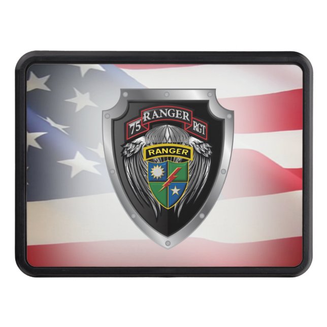75th Ranger Regiment “Rangers Lead The Way” Hitch  Hitch Cover (Front)