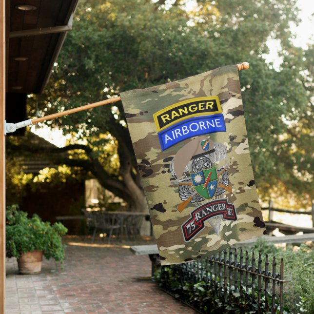 75th Ranger Regiment "RANGERS LEAD THE WAY" House Flag (In SItu)