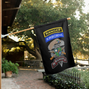 75th Ranger Regiment "RANGERS LEAD THE WAY" House Flag
