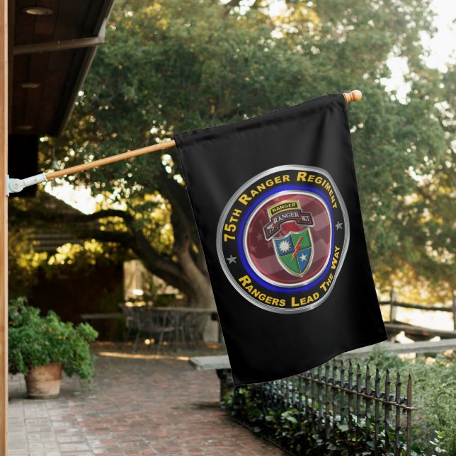75th Ranger Regiment “Rangers Lead The Way” House Flag (In SItu)
