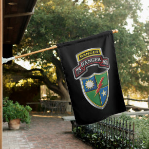 75th Ranger Regiment “Rangers Lead The Way” Patch House Flag