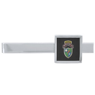 75th Ranger Regiment “Rangers Lead The Way” Silver Finish Tie Bar