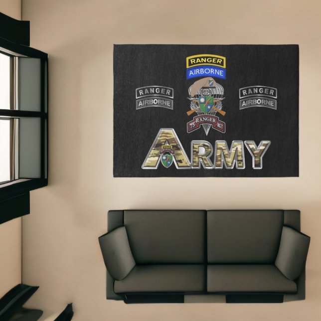 75th Ranger Regiment  Rug (Insitu (Indoor 1))