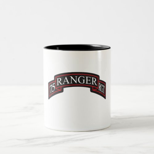 75th Ranger Regiment Scroll Two_Tone Coffee Mug