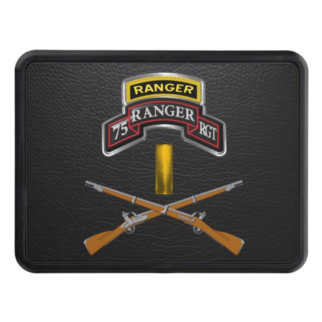 75th Ranger Regiment Second Lieutenant Hitch Cover (Front)