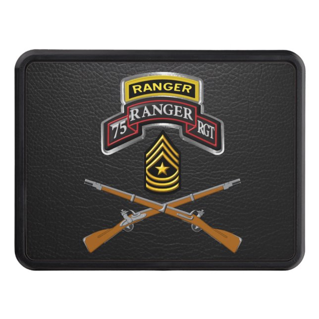 75th Ranger Regiment Sergeant Major Hitch Cover (Front)