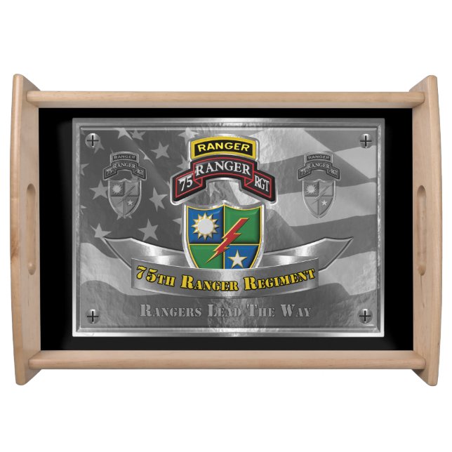 75th Ranger Regiment Serving Tray (Front)