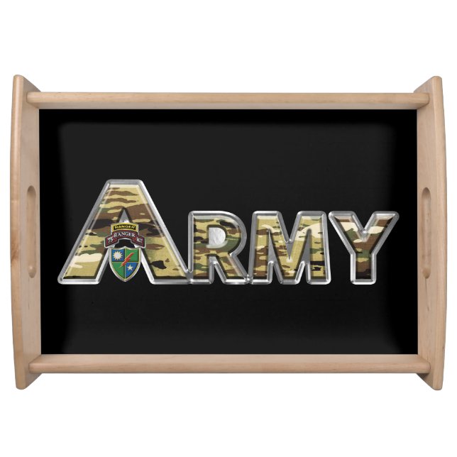 75th Ranger Regiment Serving Tray (Front)