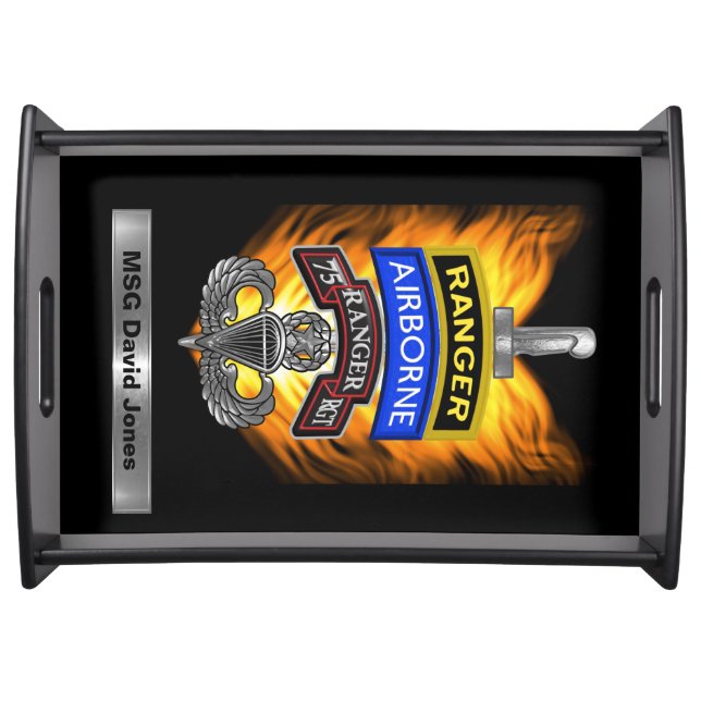 75th Ranger Regiment  Serving Tray (Front)