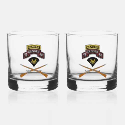 75th Ranger Regiment Specialist Whiskey Glass