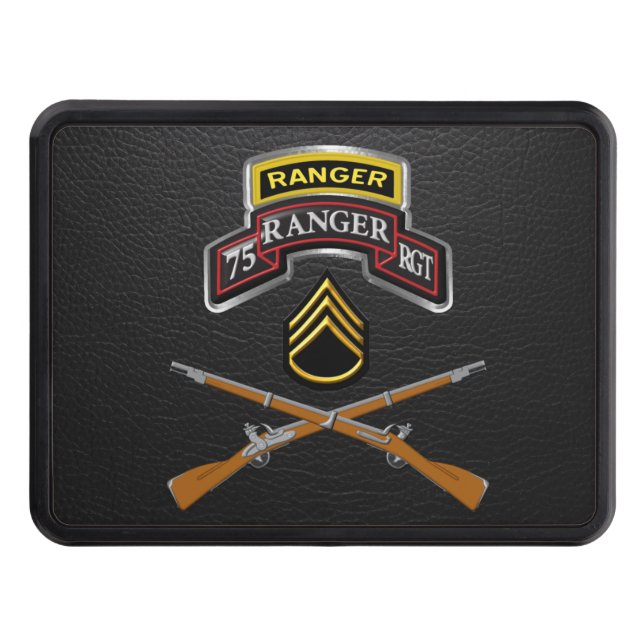 75th Ranger Regiment Staff Sergeant Hitch Cover (Front)