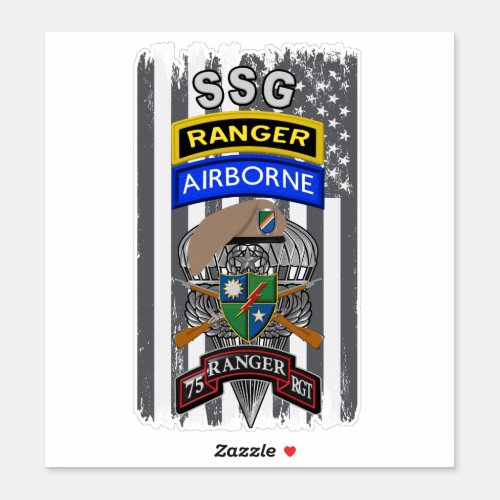 75th Ranger Regiment  Sticker