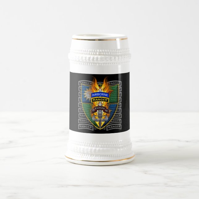 75th Ranger Regiment “Sua Sponte” Beer Stein (Center)