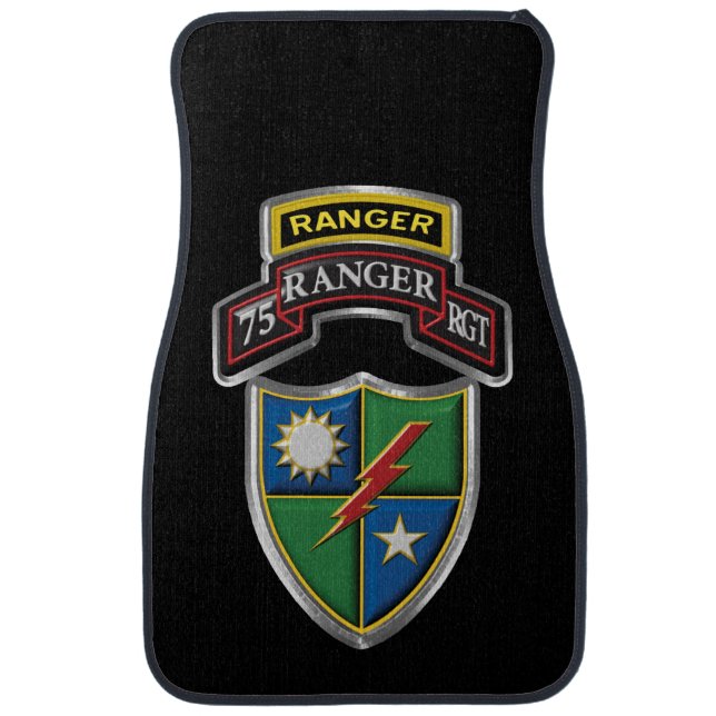 75th Ranger Regiment “Sua Sponte” Car Floor Mat (Front)