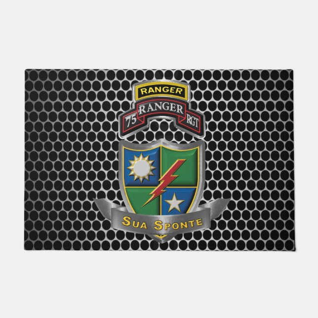 75th Ranger Regiment Sua Sponte Doormat (Front)