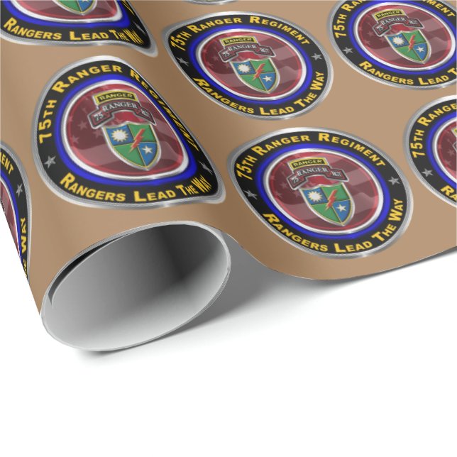 75th Ranger Regiment-Sua Sponte Wrapping Paper (Roll Corner)