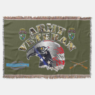 75th Ranger Regiment Throw Blanket