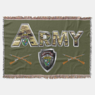 75th Ranger Regiment Throw Blanket
