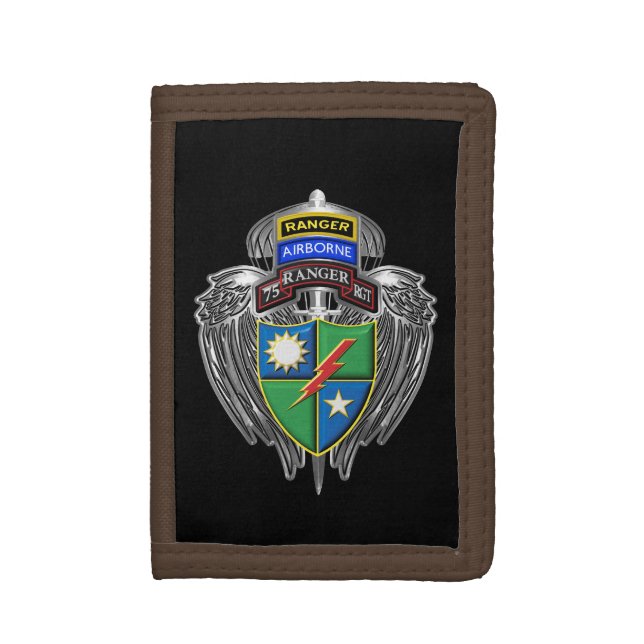 75th Ranger Regiment Trifold Wallet (Front Vertical)