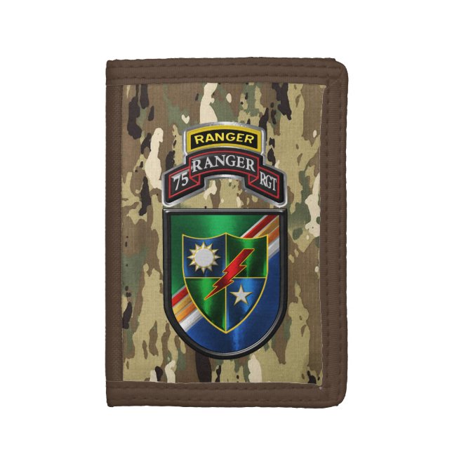 75th Ranger Regiment Trifold Wallet (Front Vertical)