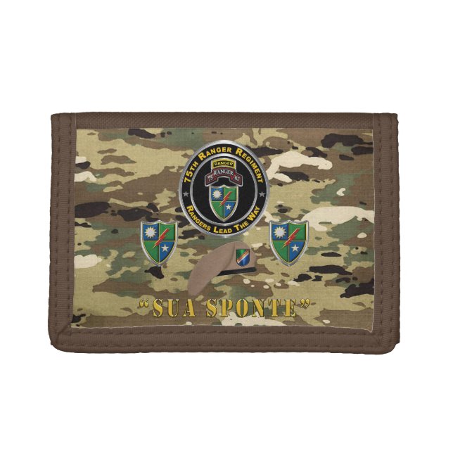 75th Ranger Regiment Trifold Wallet (Front)