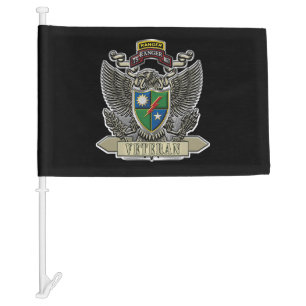 75th Ranger Regiment Veteran Car Flag