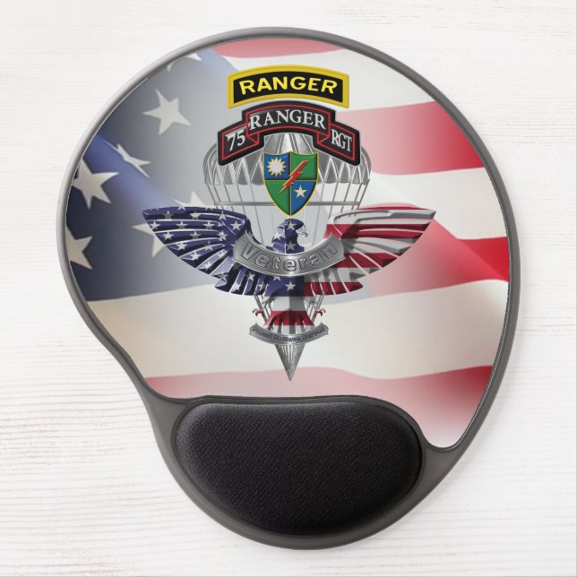 75th Ranger Regiment Veteran  Gel Mouse Pad (Front)
