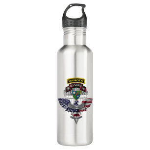 75th Ranger Regiment Veteran Stainless Steel Water Bottle