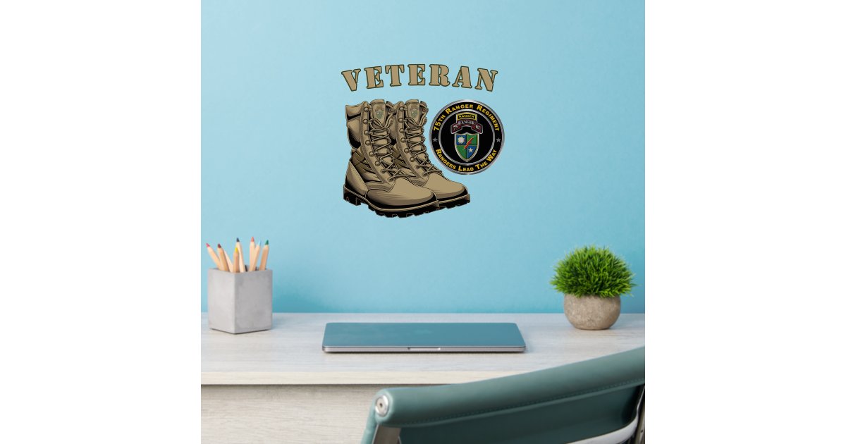 75th Ranger Regiment Veteran Wall Decal | Zazzle