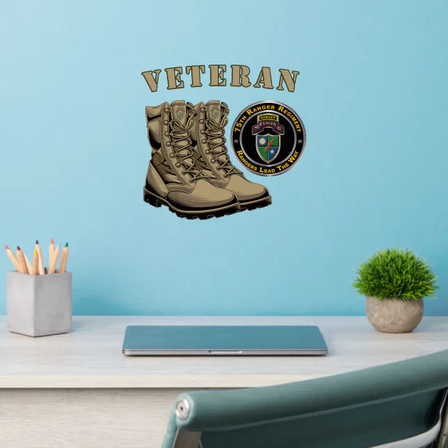 75th Ranger Regiment Veteran Wall Decal | Zazzle