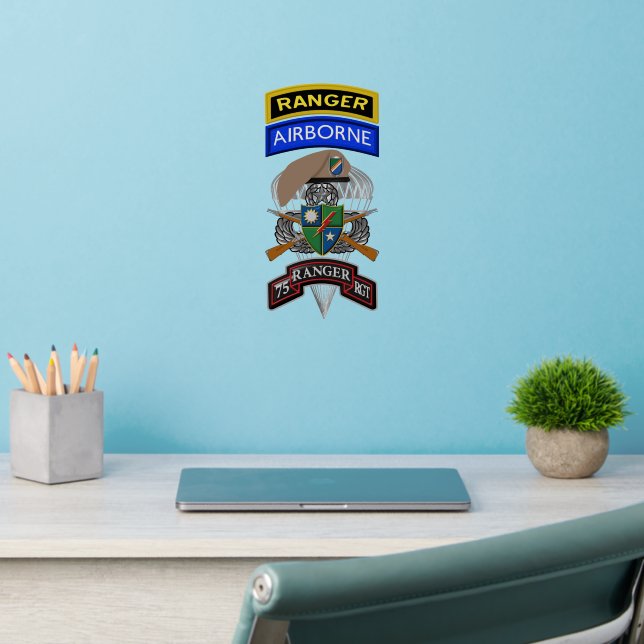 75th Ranger Regiment Wall Decal (Home Office 2)