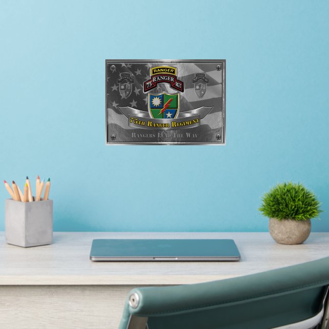 75th Ranger Regiment Wall Decal (Home Office 2)