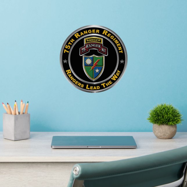 75th Ranger Regiment  Wall Decal (Home Office 2)