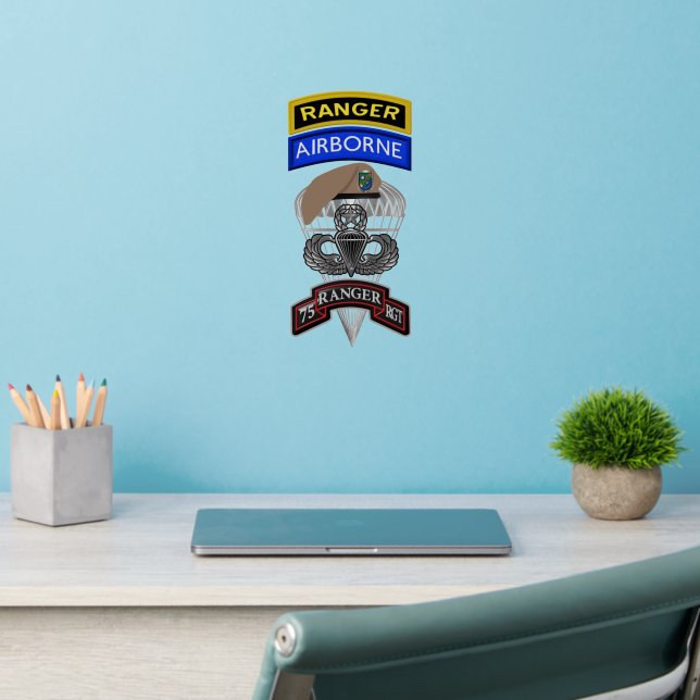 75th Ranger Regiment Wall Decal (Home Office 2)