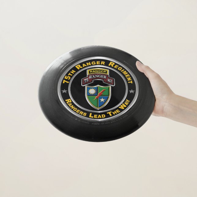 75th Ranger Regiment  Wham-O Frisbee (In Hand)