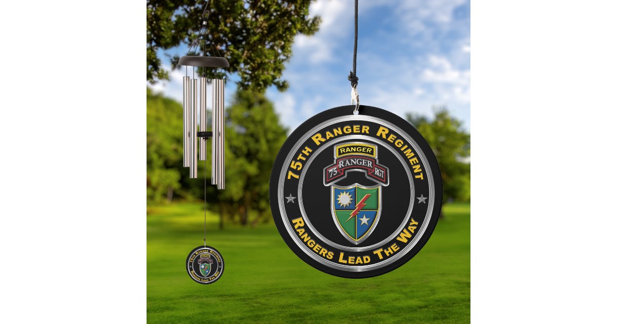 75th Ranger Regiment Wind Chime | Zazzle