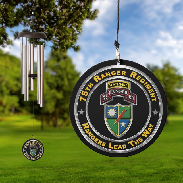 75th Ranger Regiment  Wind Chime (Outdoor)