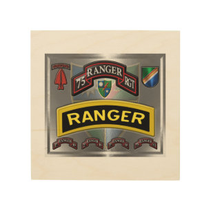 75th Ranger Regiment Wood Wall Art