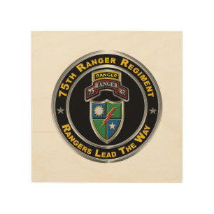 75th Ranger Regiment Wood Wall Art