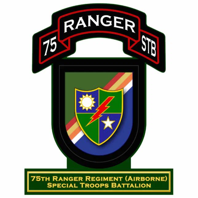 75th Ranger Rgt - Airborne - Special Troops Bn Cutout | Zazzle
