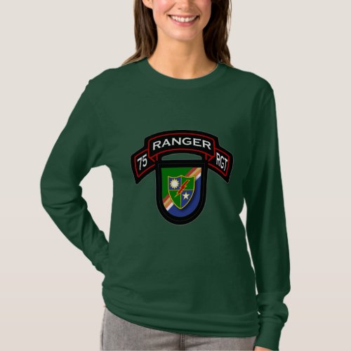 75th Ranger Rgt _ scroll  flash T_Shirt