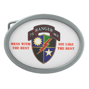 75th RANGERS Belt Buckle
