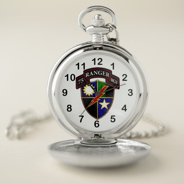 75th RANGERS Pocket Watch (Inside)