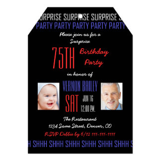 75Th Surprise Birthday Invitations 8