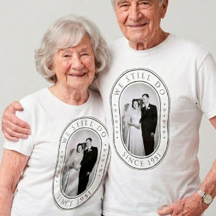 75th Wedding Anniversary Diamond Gift Custom Photo T-Shirt